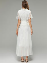 Load image into Gallery viewer, White Lace Midi Dress