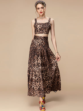 All leopard two piece