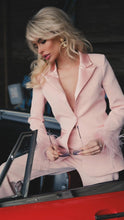 Load image into Gallery viewer, Lapel Single Breasted Long Sleeve Blazer &amp; Feather Flare Trousers