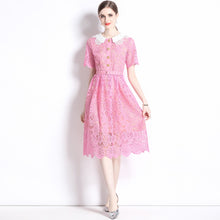 Load image into Gallery viewer, *NEW Pinky lace doll midi dress