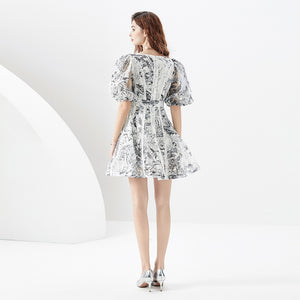 *NEW Liquorice Mini Dress with Belt