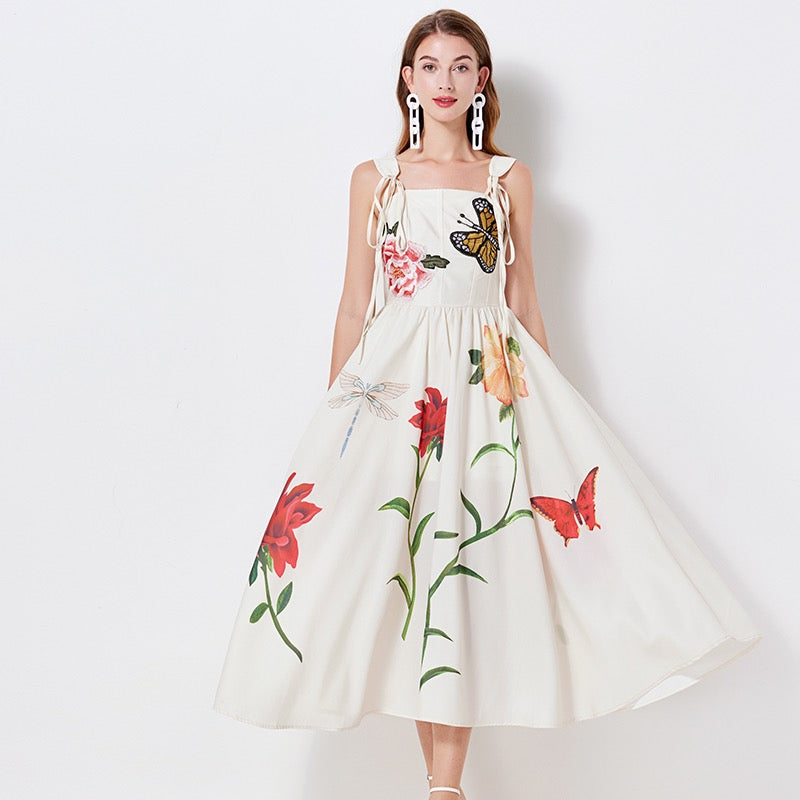 *NEW Queens garden floaty midi dress