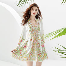 Load image into Gallery viewer, *NEW Flourish Mini Dress - comes in white &amp; Black