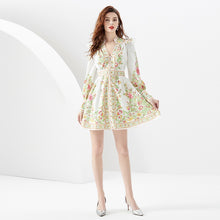 Load image into Gallery viewer, *NEW Flourish Mini Dress - comes in white &amp; Black