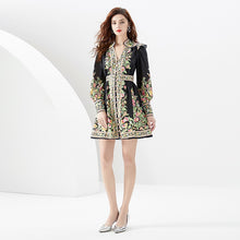 Load image into Gallery viewer, *NEW Flourish Mini Dress - comes in white &amp; Black