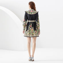 Load image into Gallery viewer, *NEW Flourish Mini Dress - comes in white &amp; Black