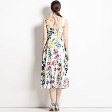 Load image into Gallery viewer, Peaceful plants midi dress