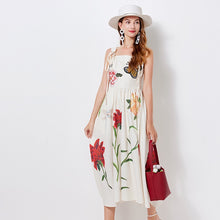 Load image into Gallery viewer, Queens garden floaty midi dress