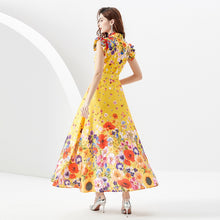 Load image into Gallery viewer, *NEW Flower Burst Maxi Dress with Belt - comes in three  colours