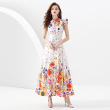 Load image into Gallery viewer, *NEW Flower Burst Maxi Dress with Belt - comes in three  colours