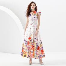 Load image into Gallery viewer, *NEW Flower Burst Maxi Dress with Belt - comes in three  colours