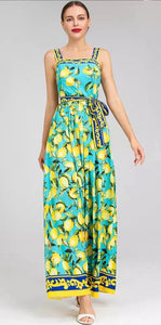 All the Lemons Maxi Dress