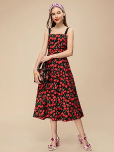 Cherry Blossom MIDI Dress