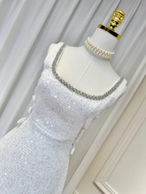 Load image into Gallery viewer, Crystal Aline Mini dress - comes in two colours