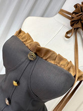 Load image into Gallery viewer, Tilehurst Shorts Set with Flower Chocker