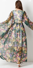 Load image into Gallery viewer, Silk Chiffon Maxi Robe Dress - comes in two colours