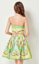 Load image into Gallery viewer, Baroque Spaghetti Strap  Top＋Pleated Mini Skirt