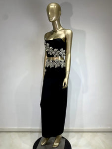 Black Opal Diamanté Two Piece - comes in two styles