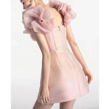 Load image into Gallery viewer, Pretty Beautiful Ruffle Mini Dress