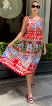 Load image into Gallery viewer, The knight tapestry midi dress