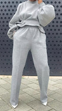 Load image into Gallery viewer, Belt me in Lantern Sleeve Top &amp; High-Waist Trousers
