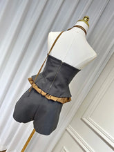 Load image into Gallery viewer, Tilehurst Shorts Set with Flower Chocker