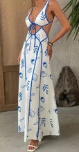 Load image into Gallery viewer, Blue Ocean Midi Dress