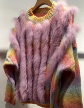 Load image into Gallery viewer, Pastel rainbow jumpers - comes in two colours