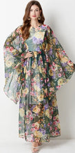 Load image into Gallery viewer, Silk Chiffon Maxi Robe Dress - comes in two colours
