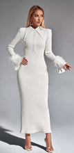Load image into Gallery viewer, White Queen knitted dress