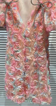 Load image into Gallery viewer, Princess Colourful Floral V-Neck Mini Dress