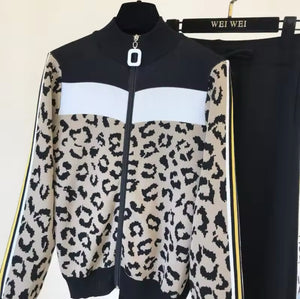 A leopard never changes its spots" lounge set