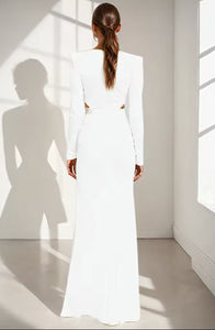 Sleek Snow White Dress