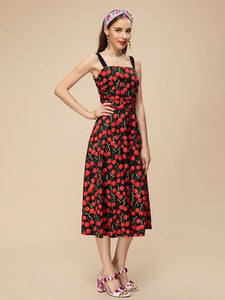 Cherry Blossom MIDI Dress