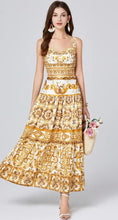 Load image into Gallery viewer, Porcelain Spaghetti Strap &amp; Maxi Skirt sets - comes in three colours