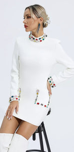 Crystal Dress - comes in white and black