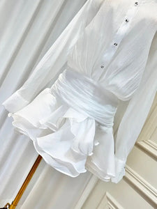 *NEW SUSIE COLLECTION Shirt Dress - comes in white, blue and black
