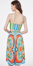 Load image into Gallery viewer, Bra Spaghetti Strap Crop Top + Pleated Midi Skirt - comes in Four colours