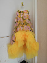 Load image into Gallery viewer, Flowers &amp; Ruffles Mesh Loose MIDI Dress