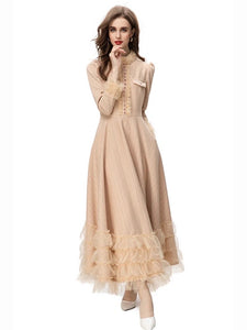 CC Strictly Beautiful Cascading Ruffle Lace Dress