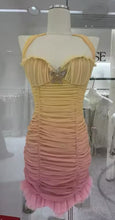 Load image into Gallery viewer, Santorini Pastel Mini Dress