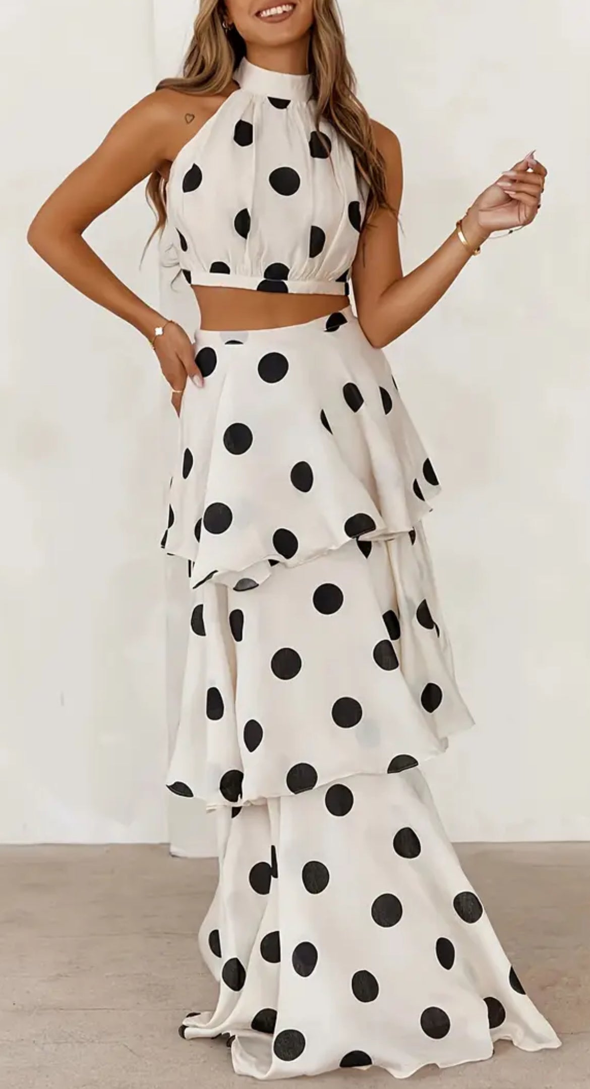Dreamy Polka Dots Two Piece Set
