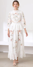 Load image into Gallery viewer, Heavenly Floral Embroidered Maxi Dress