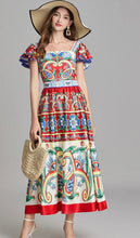 Load image into Gallery viewer, All Circus Flutter Sleeve Midi Dress
