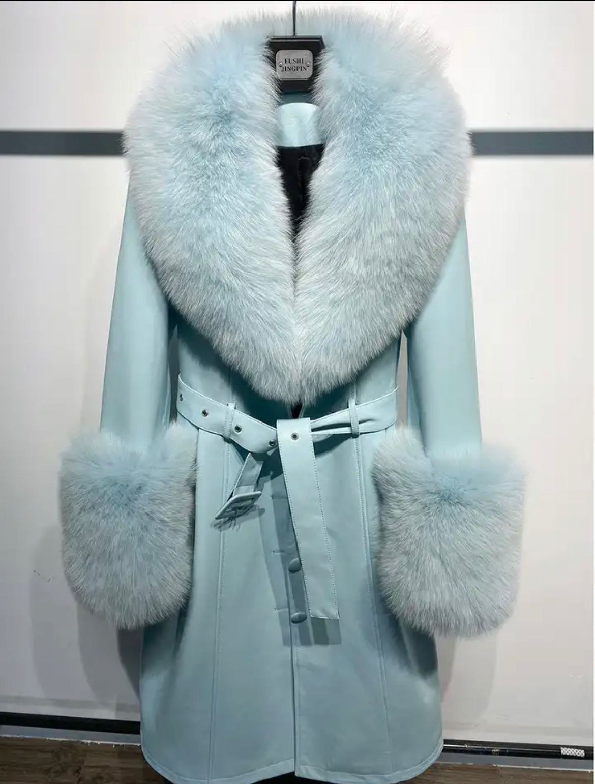 PREMIUM Faux Fur Real Leather Coats - comes in 7 colours & curve