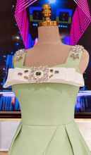 Load image into Gallery viewer, Crystal &amp; Rhinestone Bow Mini Dress