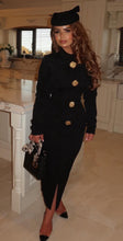 Load image into Gallery viewer, Black Orchid Midi Dress
