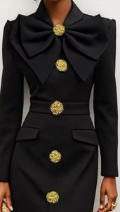 Black Orchid Midi Dress