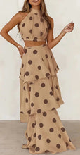 Load image into Gallery viewer, Dreamy Polka Dots Two Piece Set - comes in White &amp; Mocha