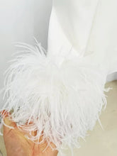 Load image into Gallery viewer, White Feather &amp; Diamanté Suit